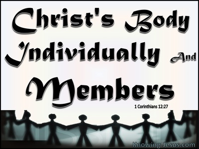 1 Corinthians 12:27 You Are Christ's Body (black)